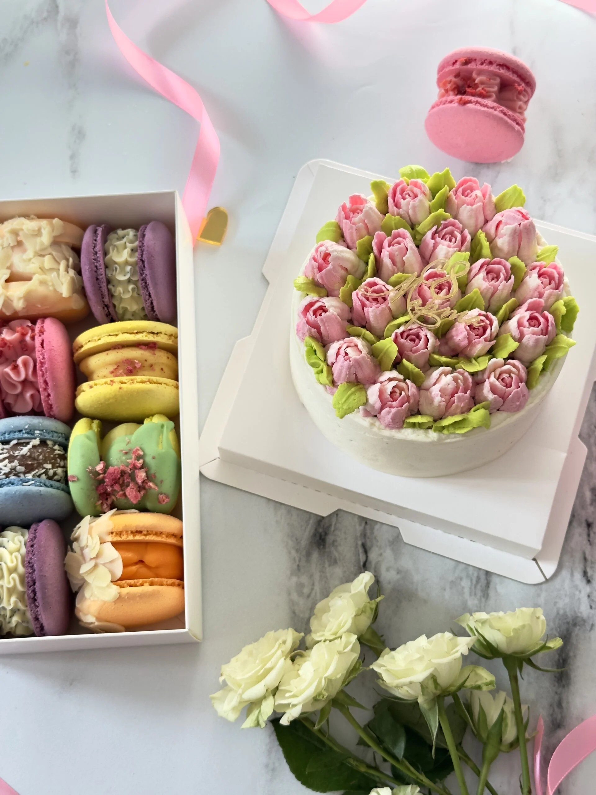 Торт на 8 марта